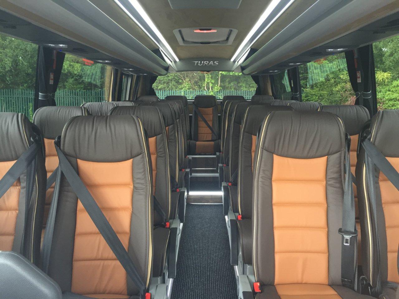 Inside 24 Seater Coach