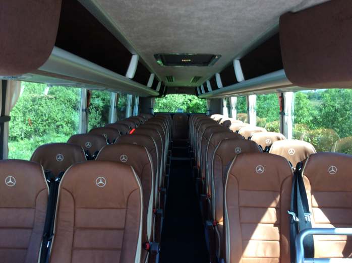 Inside 42 Seater Coach